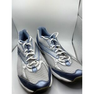 Ryka‎ Women's Silver Blue Mesh Athletic Shoes Sneakers Size 9